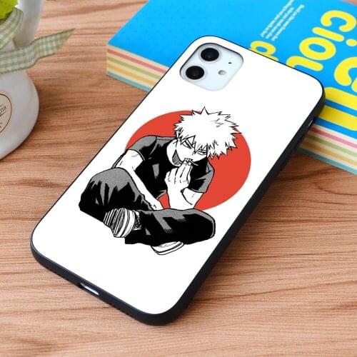 For iPhone Bakugo Fries Soft TPU border Apple iPhone Case