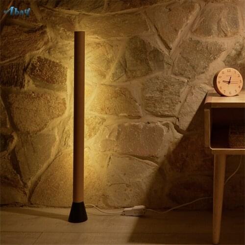 Nordic Touch Solid Wood Floor Lamps Standing Living Room Bedroom Bedside Balcony Walls Modern LED Table Floor Lights Fixtures
