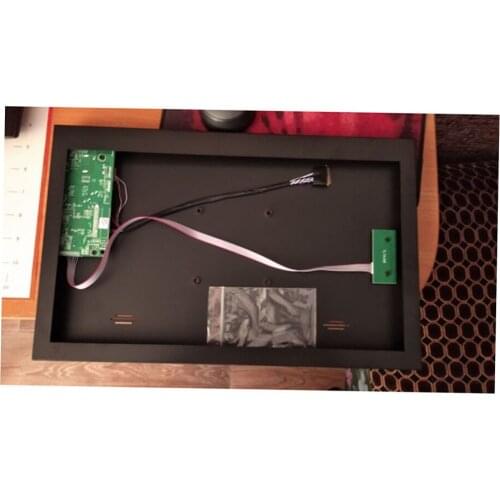 58C Controller board + Metal alloy back cover case box DIY HDMI-compatible VGA kit for B156HW01 15.6" LED LCD 1920x1080 panel