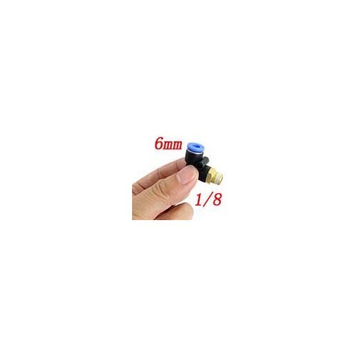 Free Shipping 100PCS A Lot 1/8'' Thread to 6mm L One Touch Fittings Pneumatic Connector