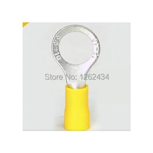 RV5.5-10 brass red circular pre insulated terminal cold pressed terminal copper nose