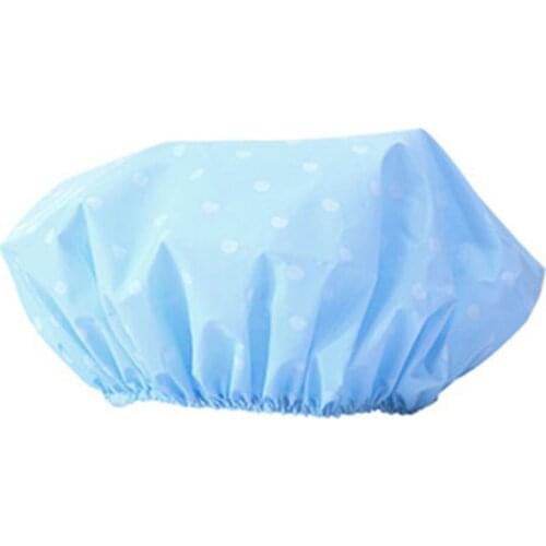Shampoo Shower Bathing Bath Hat Wash Hair Cover Dustproof Elastic Shower Cap Hat for Women Supplies