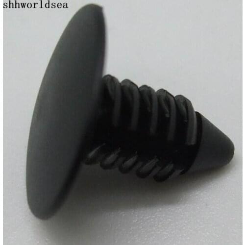 Shhworldsea Free Shipping 500pcs Nylon Black Fender & Bumper Shield Retainer For GM for Ford For AMC For Chrysler