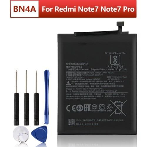 Original Replacement Battery BN4A For Xiaomi Redmi Note7 Note 7 Pro M1901F7C M1901F7G M1901F7S 4000mAh Phone Battery