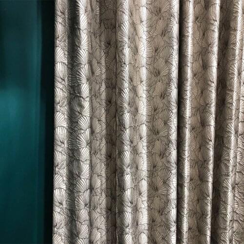 Modern Curtains for Living Dining Room Bedroom High-precision Jacquard Light Luxury American Curtains Window Curtain