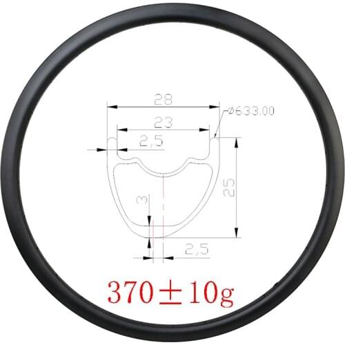 29er MTB XC 28x25mm carbon rim tubeless clincher asymmetric 25mm depth UD 3K 12k matte glossy 24H 28H 32H racing bicycle wheels