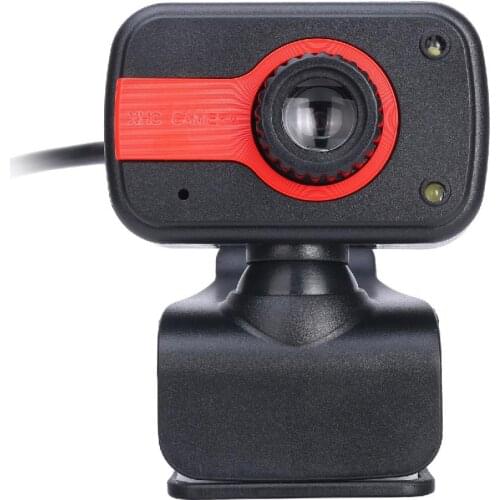 MeterMall 360° Adjustment HD Webcam USB Interface Night Vision Web Camera Automatic Color Correction Web Cam With Microphone