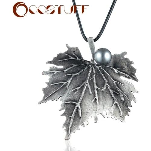 Vintage Jewelry for Women Necklace Bead Long Chain Black Rope Choker necklaces & pendants jewellery suspension 2021 New gothic