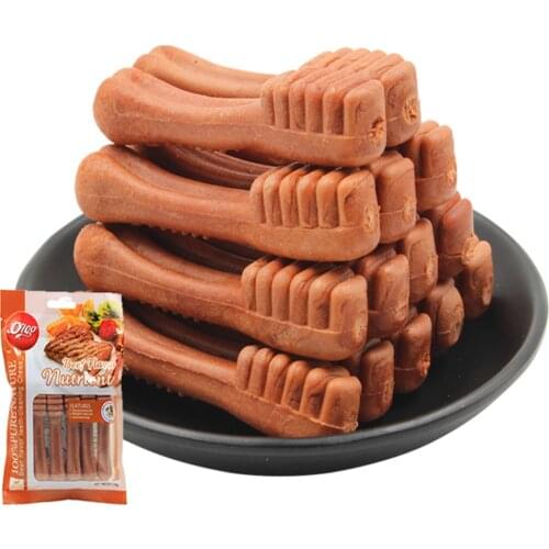 Pet Dog Chew Toy Molar Rod 4 Kinds Taste Snack Beef Stick Health Foods For Small Large Dogs Delicious Chew Food Cleaning Tooth