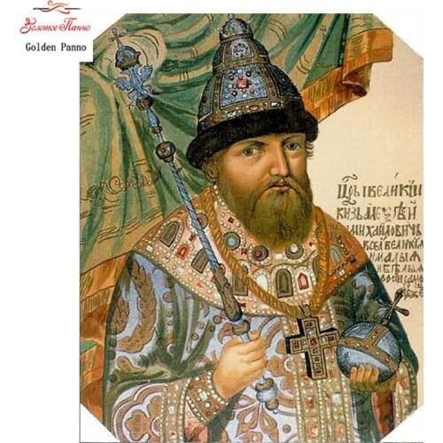 Golden Panno5D diamond painting classic religious style DIY diamond painting embroidery cross stitch home decoration painting09