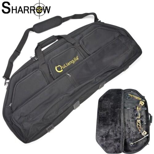 1pc Archery Compound Bow Bag Holder Carry Case Big Capacity Can Hold Bow and Arrow with a 37inch Alex-Alex for Shooting Hunting