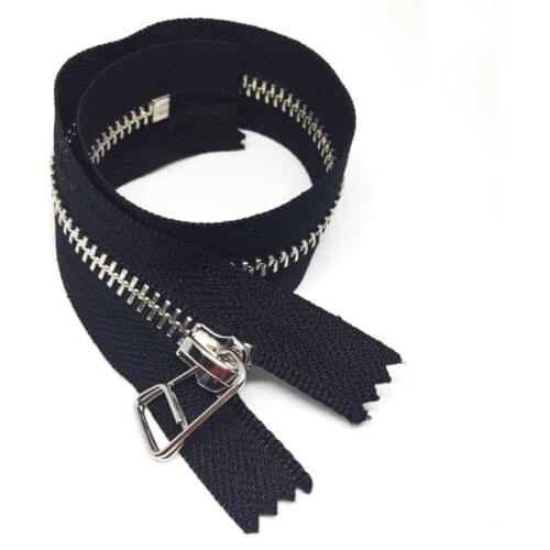 2pcs NO.5 20-26cm metal zipper Close-End DIY clothing accessories for Clothing pocket sleeve jeans Shoes doll Sewing Accessories