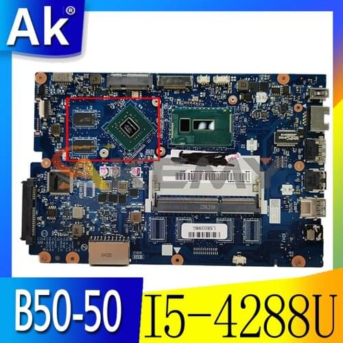 Akemy For Lenovo Ideapad B50-50 100-15IBD Laptop Motherboard NM-A681 Motherboard I5 4288U CPU GT920M 2GB GPU Tested 100% Work
