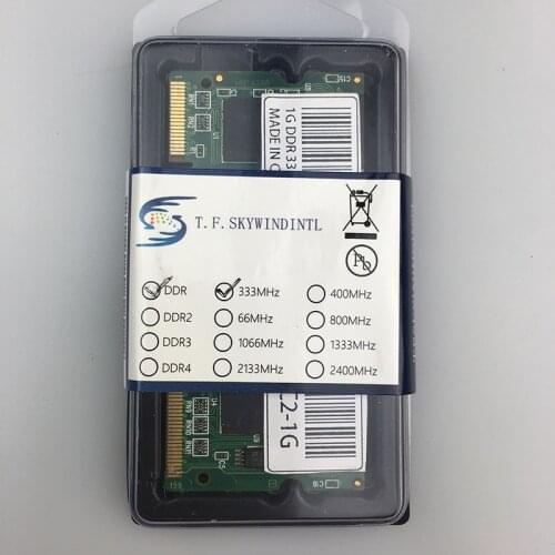 Free ship DDR 1gb pc2700 ddr333 333MHz 184Pin Desktop ddr memory CL2.5 DIMM RAM 1G