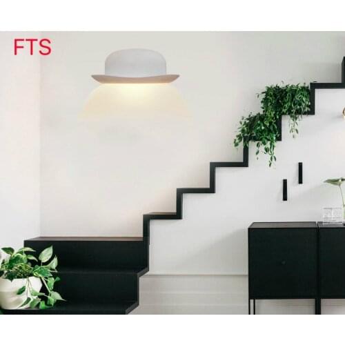 Top hat aluminum wall light modern minimalist indoor corridor aisle background wall LED waterproof wall lamp