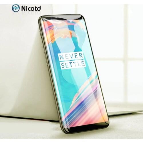 For Oneplus 5T 6 3T 5 3 1+6T Tempered Glass Screen Full Cover For Oneplus 7 6T 5T 6 5 3T Full Cover Screen Protector Glass 1+7