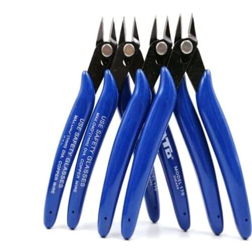 Dropship Pliers Multi Functional Tools Electrical Wire Cable Cutters Cutting Side Snips Flush Stainless Steel Nipper Hand Tools