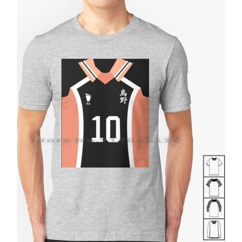 " Haikyuu!! " - Hinata Jersey T Shirt 100% Cotton Haikyuu Anime Karasuno Hinata Shouyo Creative Trending Vintage Cool Gift Eur