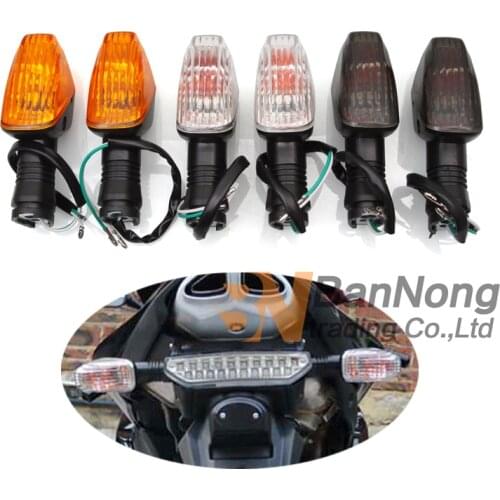 Turn Signal Indicator Light For KAWASAKI ZX-6R ZX-6RR Z750S KLE 500/650 VERSYS KLR650 Motorcycle Front/Rear Blinker Lamp ZX6R