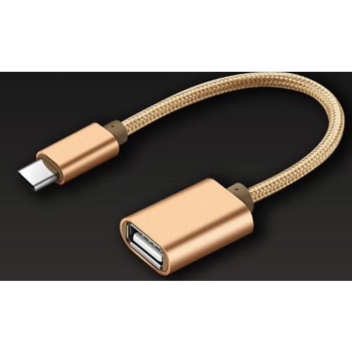 Type-C To USB 2.0 For OTG Adapter Type C Data Cable Connector For Computer PC For smart phone