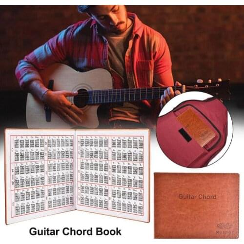 Muspor Guitar Chord Book PU 6 String Paperback Tablature Exercise Sheet