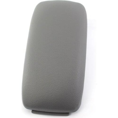 Leather Armrest Center Console Lid Cover +Base for Audi A3 8P 2003-2012 Gray