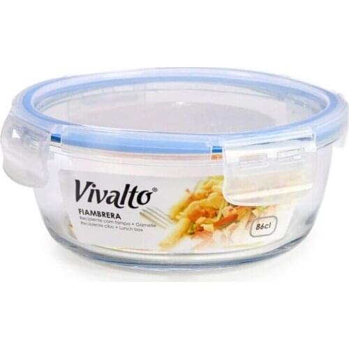 Lunch box Vivalto Crystal (0,86 L) (17,5 x 7 x 17,5 cm)