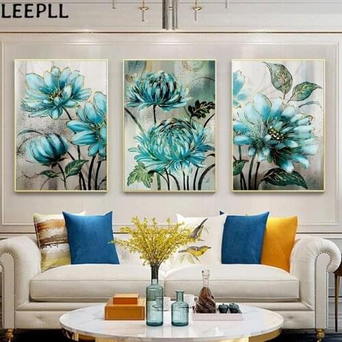 Moon Star Bear ChildrenS Wall Poster Blue Cute Canvas Art Print Simple Cartoon Painting Nordic ChildrenS Room Decoration Mural