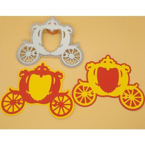 New Halloween pumpkin car metal cutting mold photo album paper DIY gift card decoration embossed cube