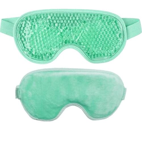 Cooling Ice Eye Mask Cold Pack mask for Hot Cold Therapy Soothing Relieve Eye Fatigue Beauty Reusable Gel Eye Mask Sleeping Mask
