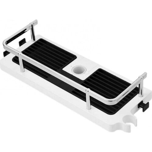 Bathroom Pole Shower Storage Shelf Stand Stainless Steeel Organizer Bathroom Shelves Single Level Shower Tray Bathroom Shelf