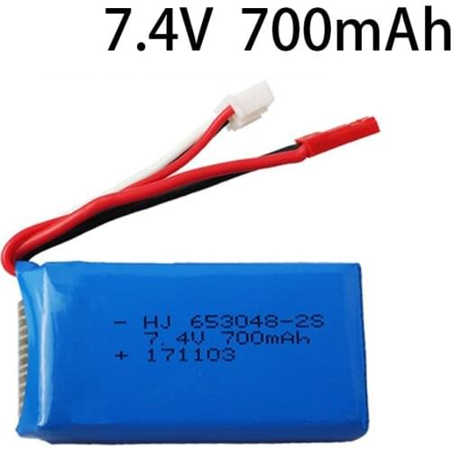 7.4V 700mAh Replacement Li-po Battery for Syma F1 Feilun FT007 FX059 FX176 RC Boat Spare Parts