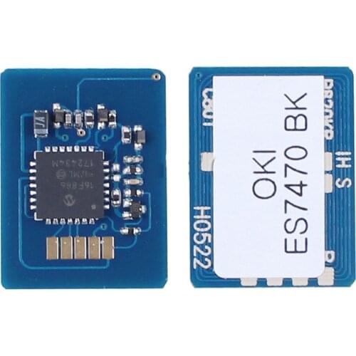Compatible 45396216 45396215 45396214 45396213 Toner Chip for OKI ES7470 7480 Laser Printer