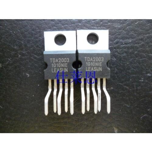 TDA2003 Audio Power Amplifier store transaction integrity and quality assurance