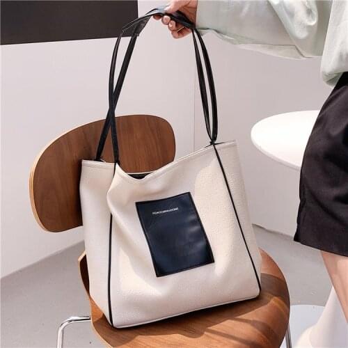 Canvas Cotton Handbags Niche Design Large-capacity 2021 New Fashion Casual Shopping Bag Japan and Korea
