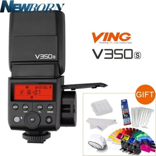 Godox V350S TTL HSS 1/8000s Speedlite Flash with Built-in 2000mAh Li-ion Battery for Sony A77, A77II, A7R +Free Gift