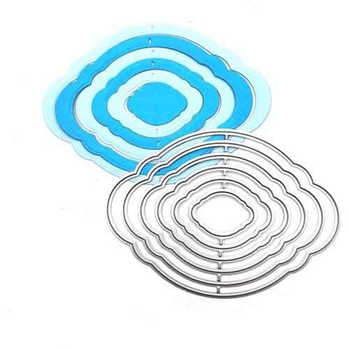Julyarts Ellipse Die Cuts For Card Making Dies Scrapbooking Soldes For DIY Scrapbooking Decorative Embossing Handcraft Die Cutt