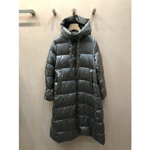 Premium Quality Polyamide Oversized Lightweight Quilted Hooded Elegant Lady Down Coat