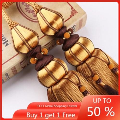 Counter Double Ball Curtain Tassel Rope Strap Curtain Tassels Curtain Buckle Curtain Accessories Curtain Hanging Tassels