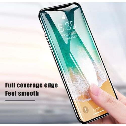 30D Full Glue Glass For iPhone X XS 8 7 6 6S Plus Precise hole Glass For iPhone XR XS Max Tempered Glass Full Cover Protective