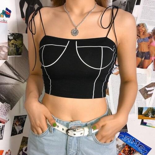 Women Sexy Casual Short Tank Top Vest Sleeveless Summer Crop New Fashion Top Cami Ladies Slim Print Top