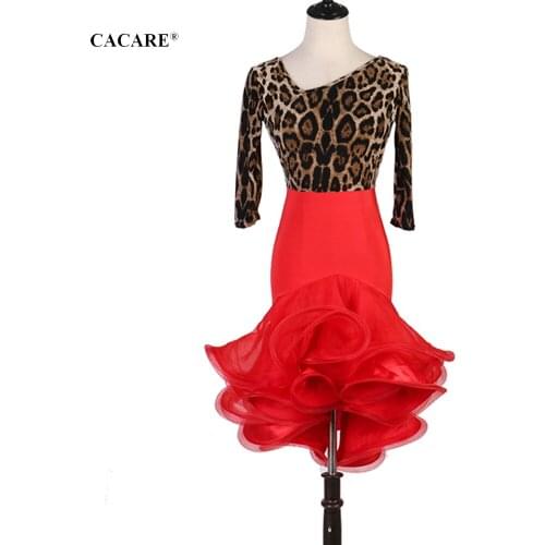 CACARE Latin Dance Dress Women BIG SALE Vestido flecos Dancing Clothes Latin Dance Competition Dresses Tango D0691 Ballroom