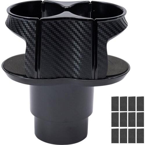 2 In 1 Design Soft Drink Can Coffee Bottles Stand Car Cup Holder Expander With Upgraded Fixed Base Universal Detachable