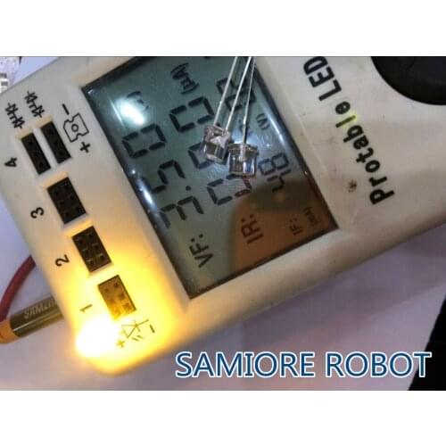 200pcs Water Clear 5mm Warm White Ultra Bright LED Diode Light 5 mm Flat Top Wide Angle LED Light Emitting Diode Lamp