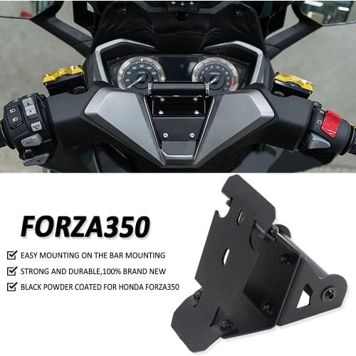 2020 2021 Forza350 Motorcycle For Honda Forza 350 Front Phone Stand Holder Smartphone Phone GPS Navigaton Plate Bracket