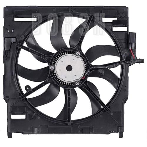 Car Water tank electronic radiator cooling fan assembly b mwX6 E71 engine cooling fan electronic fan cooling air duct blower