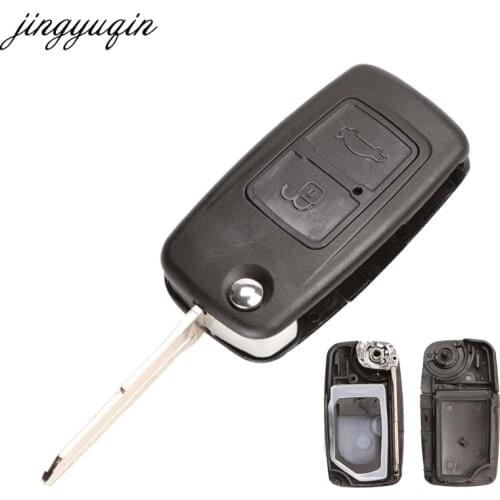 Jingyuqin Modified Remote Key Shell For Chery A5 Fulwin Tiggo E5 A1 Cowin Easter 2 Buttons Car Key Case Replacement