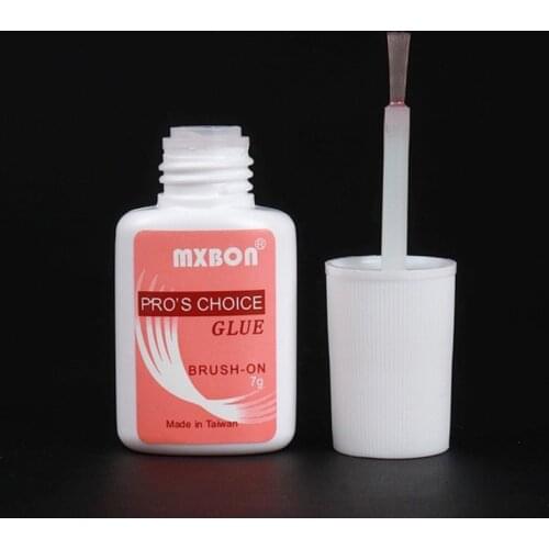 7g Fast Drying 100% Nail Glue for Nail tips False Nails Accessories Tool with Brush Nail Rhinestone Glue Colle A Faux Ongle