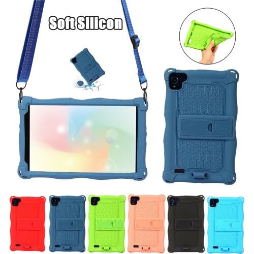 Cover For Teclast P80H 8.0 inch Tablet Case Fashion Silicon Stand for Teclast P80H P80X 8" Holder with Shoulder Strap Protect S