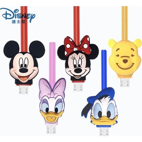 Disney Mickey Mouse Minnie Daisy for Android Mobile Phone USB Charging Cord Micro USB Cable Fast Charge USB Data Cable Line